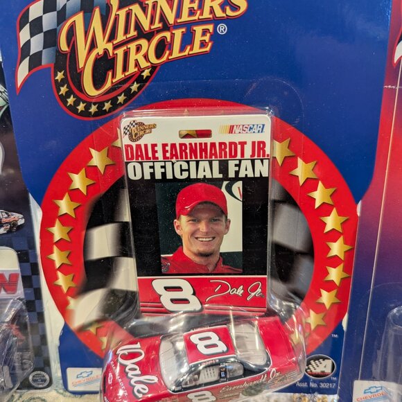 Set of Dale Earnhardt diecast racing cars winning circles - Picture 4 of 10